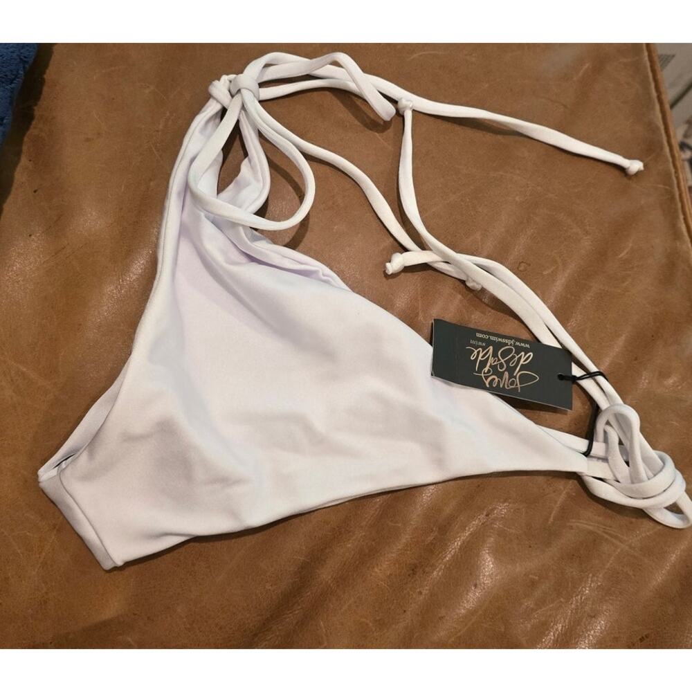 Joues de Sable X REVOLVE Alexa Bikini Bottom in Pearl White NWT Size XS - Picture 5 of 6